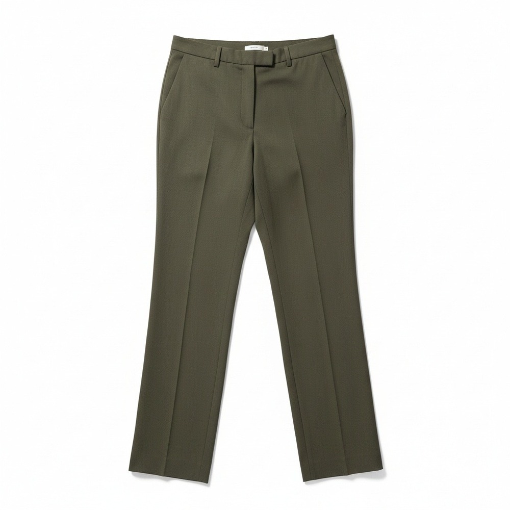 JM Studio John Meyer Olive Green Straight Leg‎ Dress Pants, Women's 2XL Trousers
